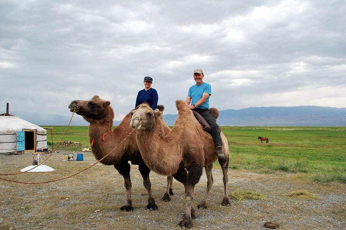 Camel riding