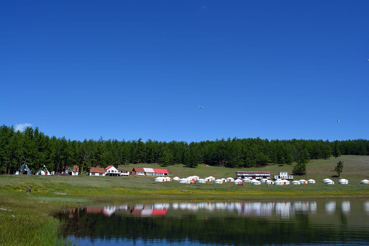 Ger camp at Khovsgol lake