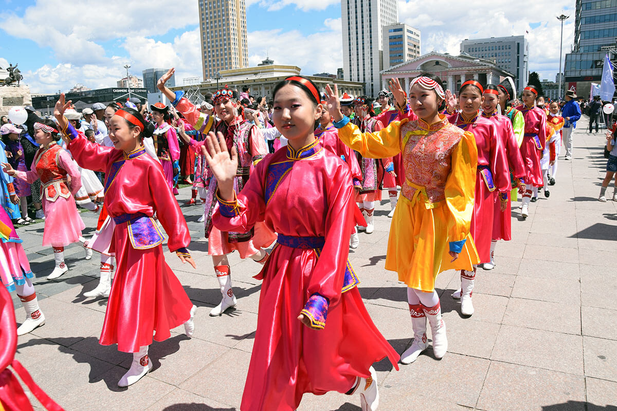 National Mongolian costume