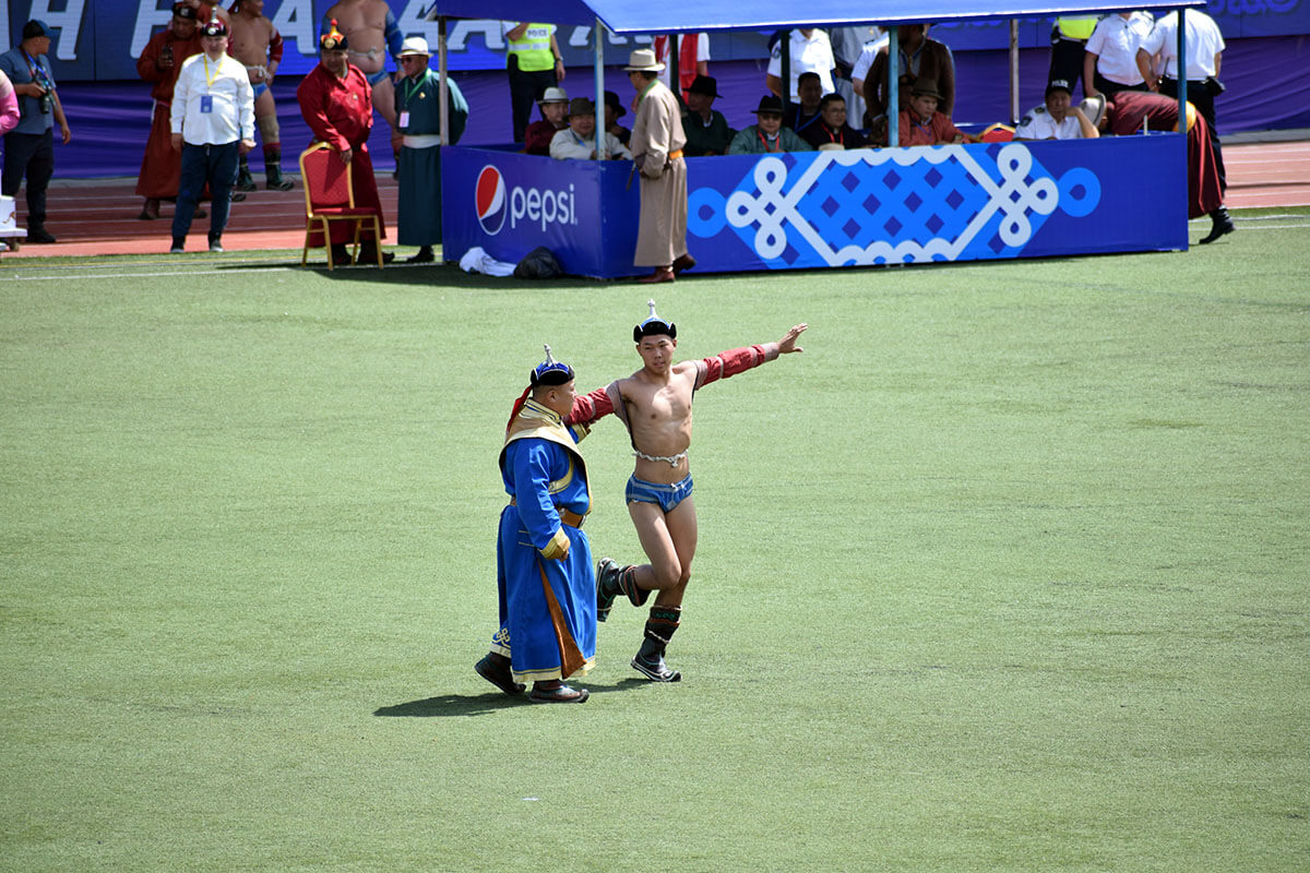 Mongolian wrestler