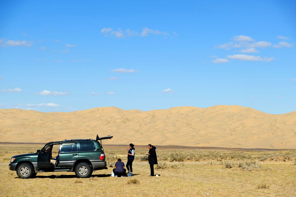 Mongolian sand dune Mongolian sand dune