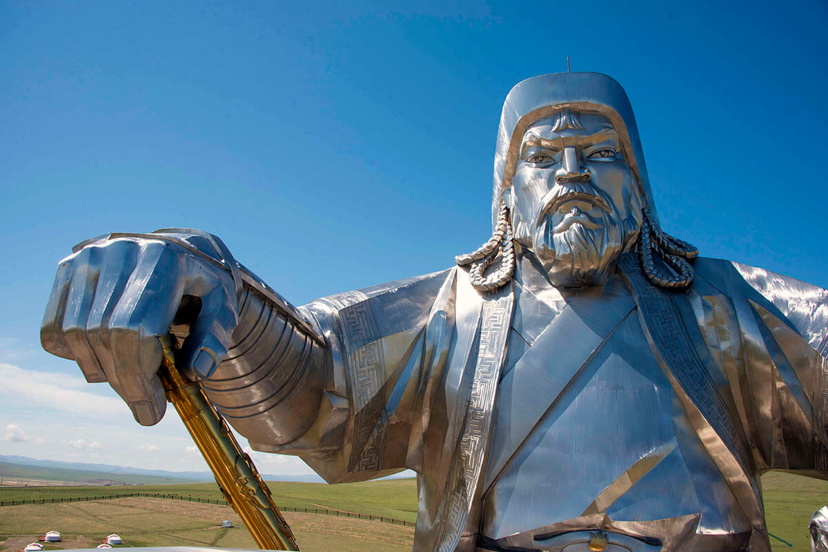 Genghis Khan statue